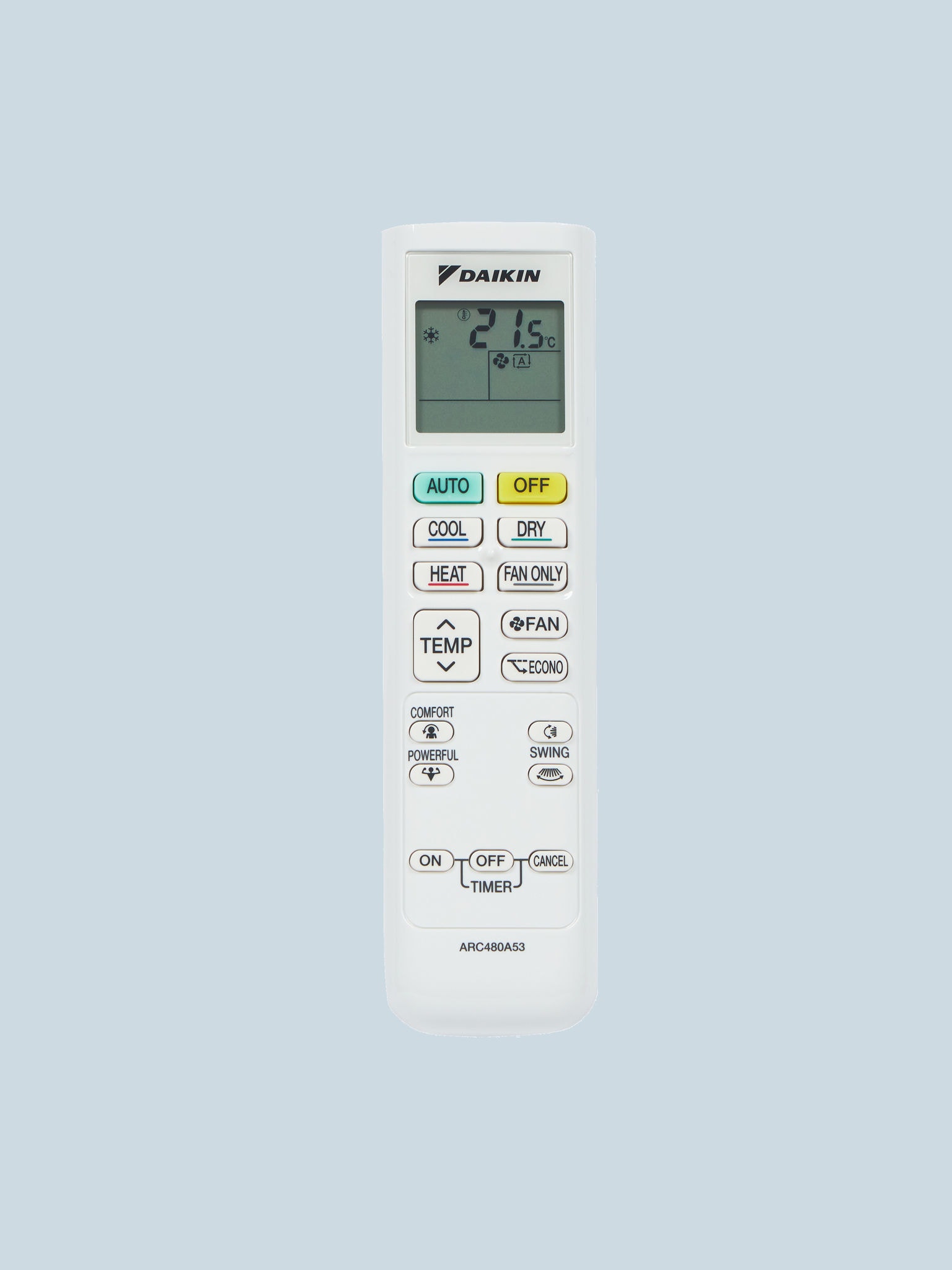 Productfoto's: afstandsbediening van Sensira airconditioner