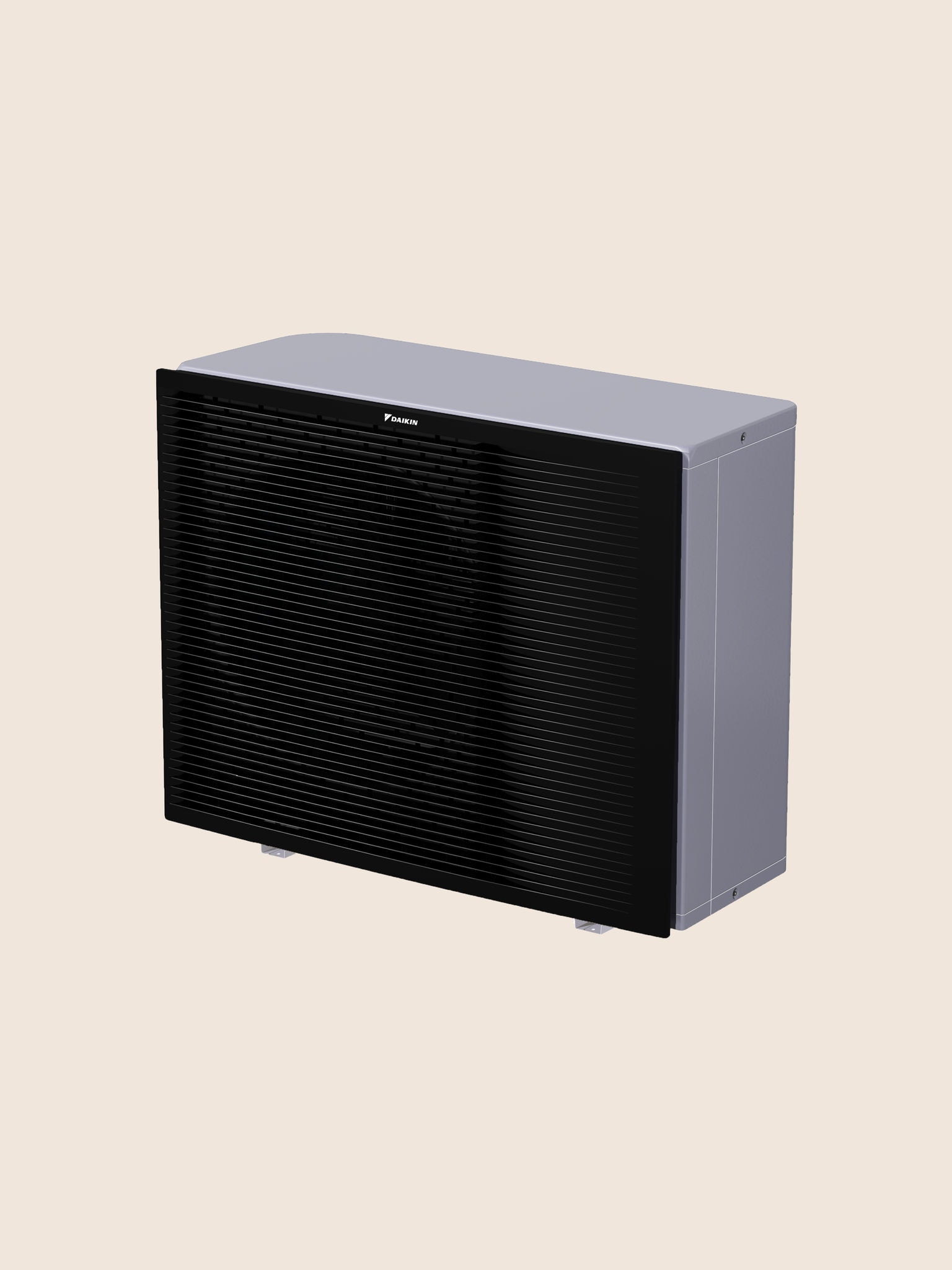 Rechtervooraanzicht van de binnenunit van Daikin Altherma 3 R MT W, een lucht/water warmtepomp met middelhoge temperatuur.