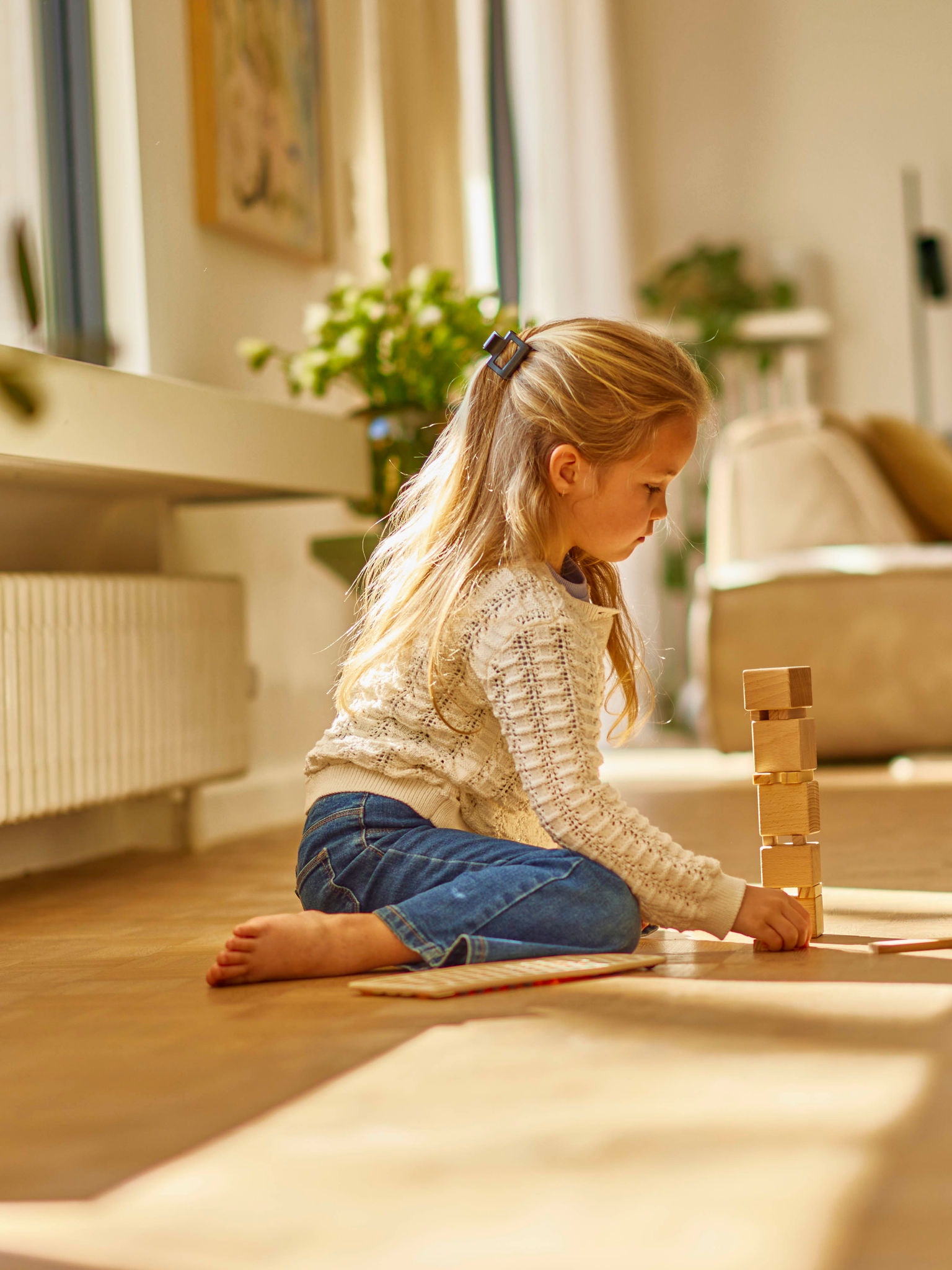 Lucht-waterwarmtepomp voor comfortabele vloerverwarming op lage temperatuur